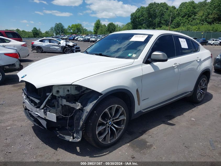 2016 BMW X6 xDrive35I VIN: 5UXKU2C57G0N82610 Lot: 39531387