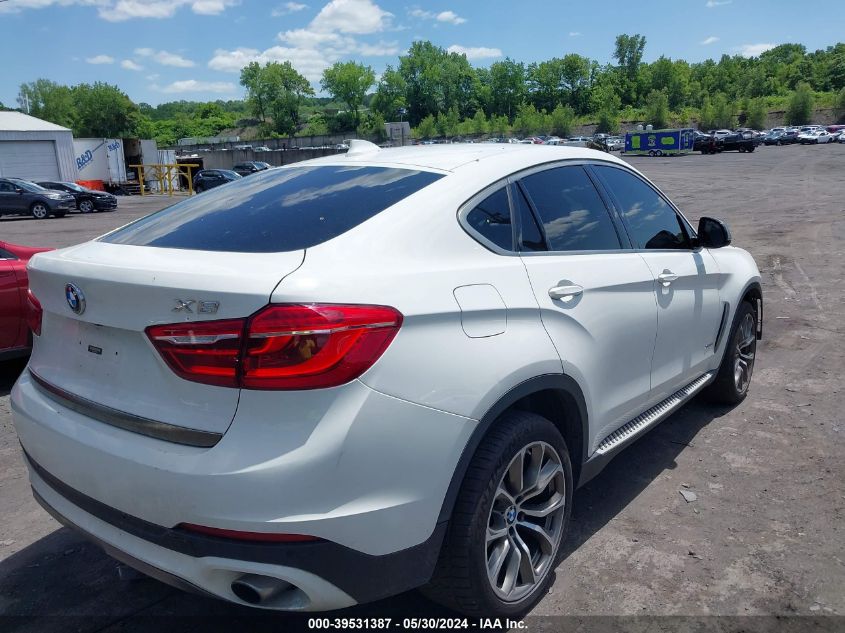 2016 BMW X6 xDrive35I VIN: 5UXKU2C57G0N82610 Lot: 39531387