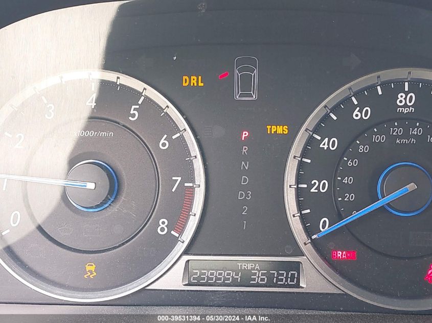 2013 Honda Crosstour Ex VIN: 5J6TF3H38DL005750 Lot: 39531394