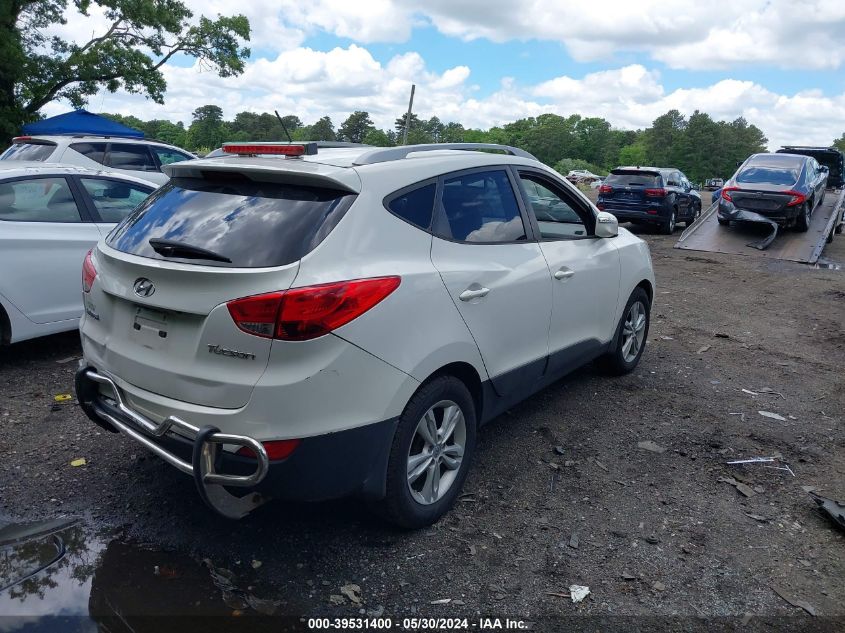 2013 Hyundai Tucson Gls VIN: KM8JU3AC6DU684209 Lot: 39531400