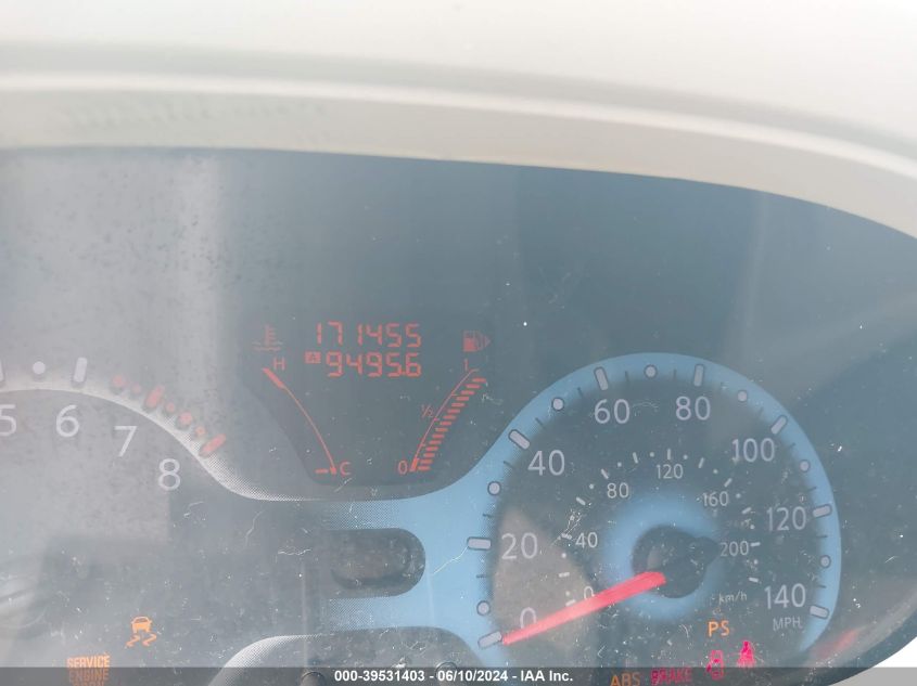 2011 Nissan Cube 1.8S VIN: JN8AZ2KR5BT208009 Lot: 39531403