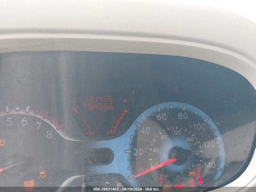 2011 Nissan Cube 1.8S VIN: JN8AZ2KR5BT208009 Lot: 39531403