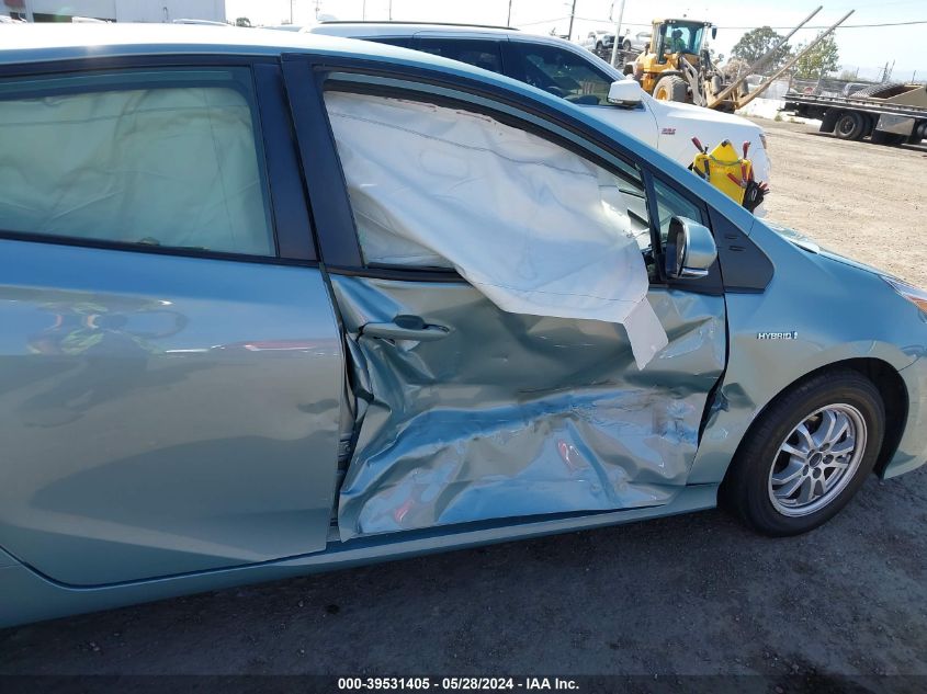2021 Toyota Prius Le VIN: JTDKAMFU0M3127794 Lot: 39531405