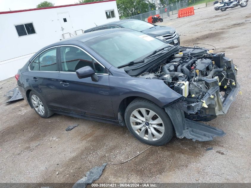 2016 Subaru Legacy 2.5I Premium VIN: 4S3BNBC6XG3008699 Lot: 39531421