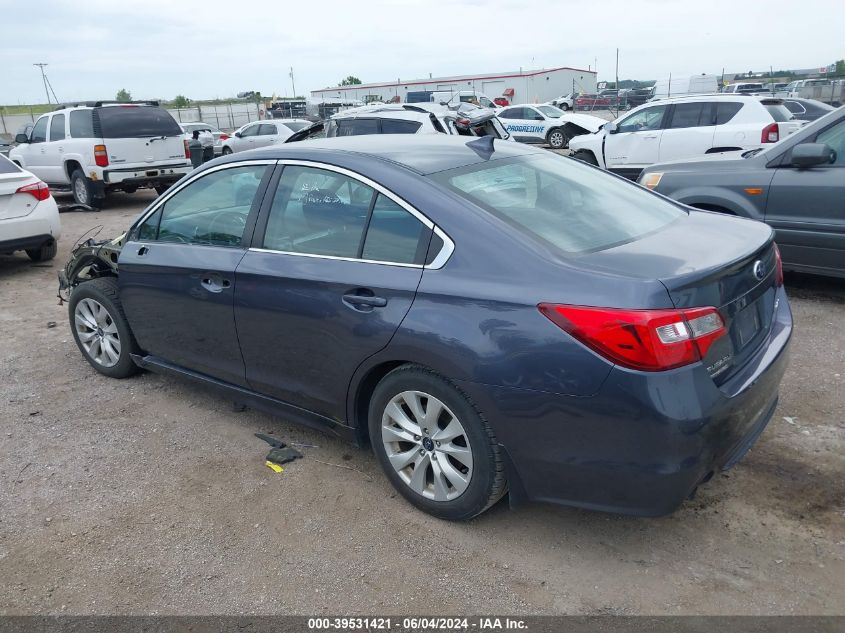 2016 Subaru Legacy 2.5I Premium VIN: 4S3BNBC6XG3008699 Lot: 39531421