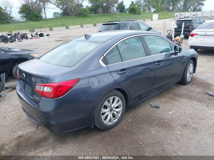 2016 Subaru Legacy 2.5I Premium VIN: 4S3BNBC6XG3008699 Lot: 39531421