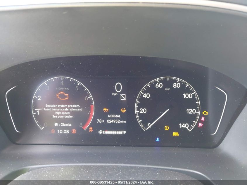 2023 Honda Pilot Awd Ex-L 7 Passenger VIN: 5FNYG1H52PB041004 Lot: 39531425