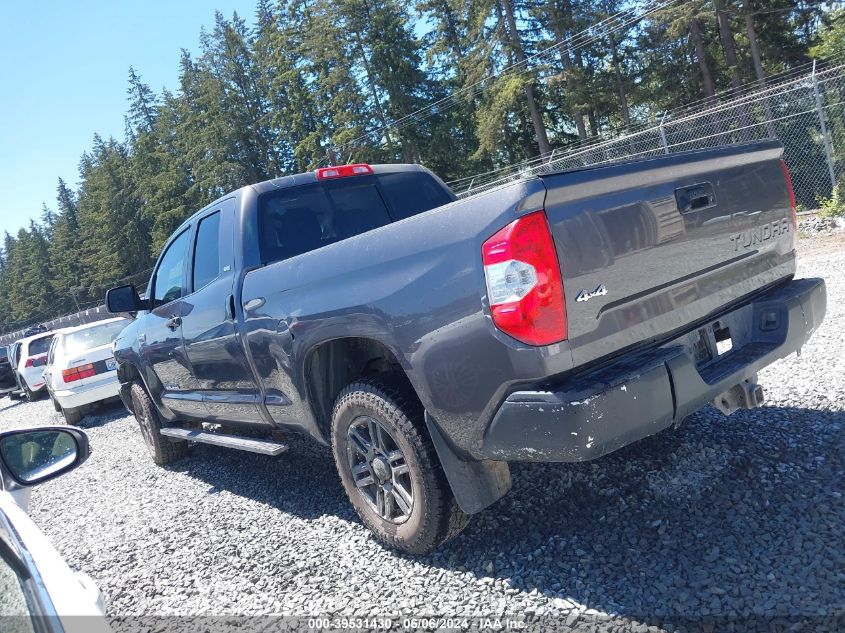 2016 Toyota Tundra Sr5 5.7L V8 VIN: 5TFUW5F1XGX550742 Lot: 39531430