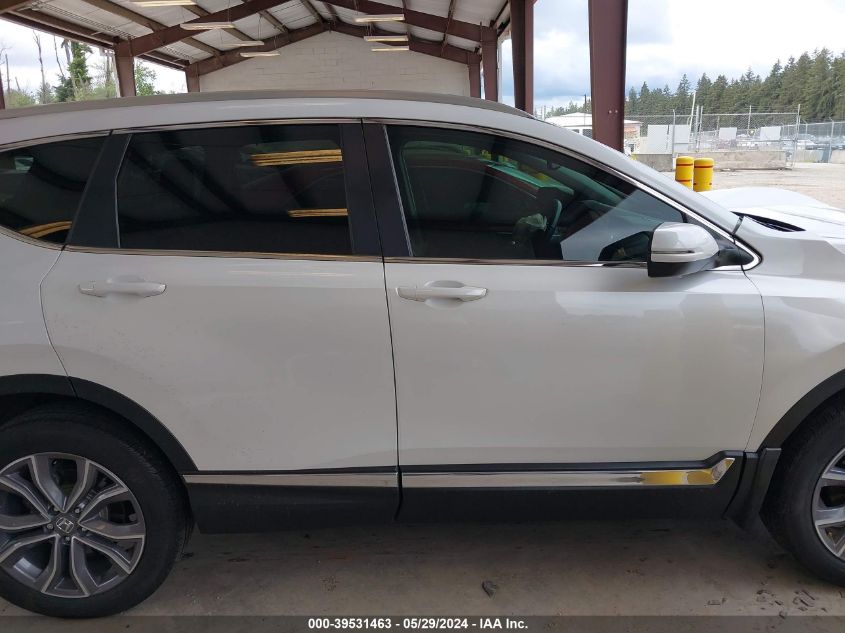 2020 Honda Cr-V Awd Touring VIN: 7FARW2H91LE000121 Lot: 39531463