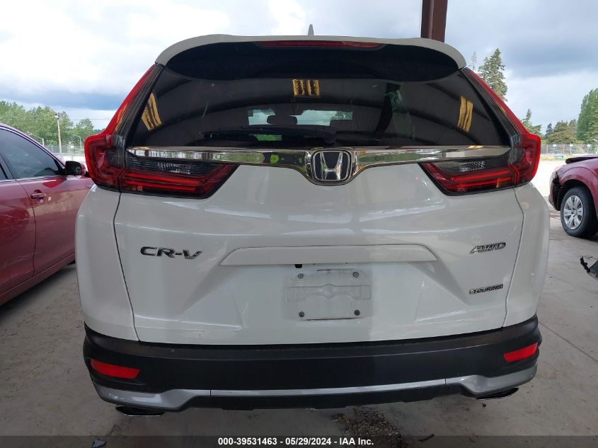 2020 Honda Cr-V Awd Touring VIN: 7FARW2H91LE000121 Lot: 39531463