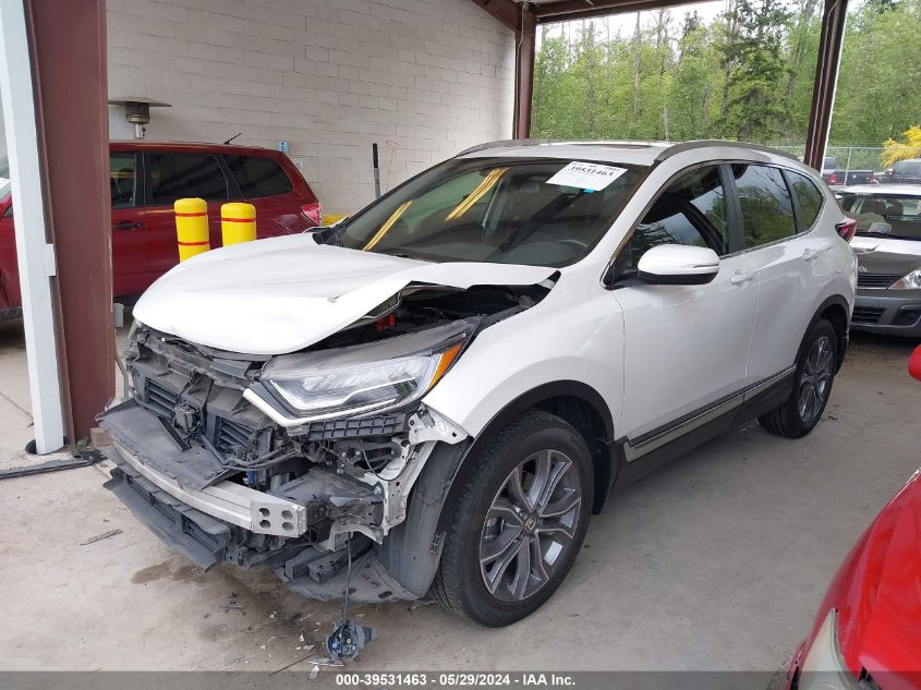 2020 Honda Cr-V Awd Touring VIN: 7FARW2H91LE000121 Lot: 39531463