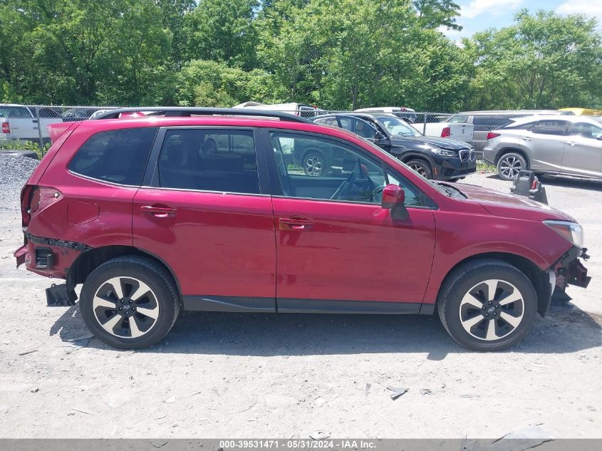 2018 Subaru Forester 2.5I Premium VIN: JF2SJAEC0JH617630 Lot: 39531471