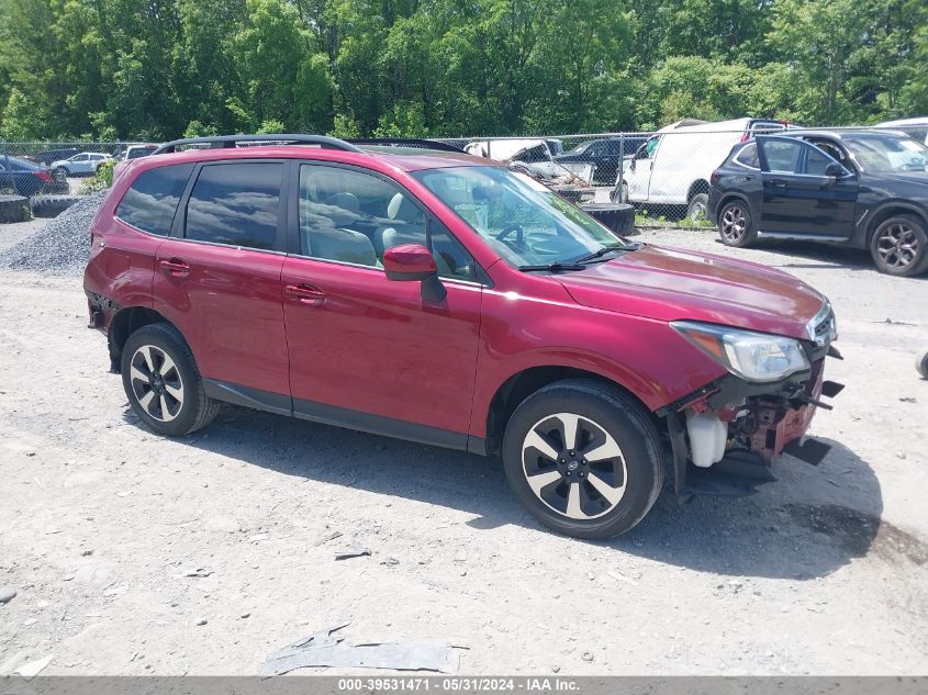 2018 Subaru Forester 2.5I Premium VIN: JF2SJAEC0JH617630 Lot: 39531471