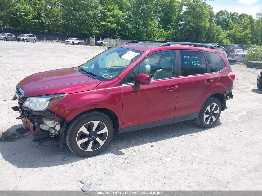 2018 Subaru Forester 2.5I Premium VIN: JF2SJAEC0JH617630 Lot: 39531471