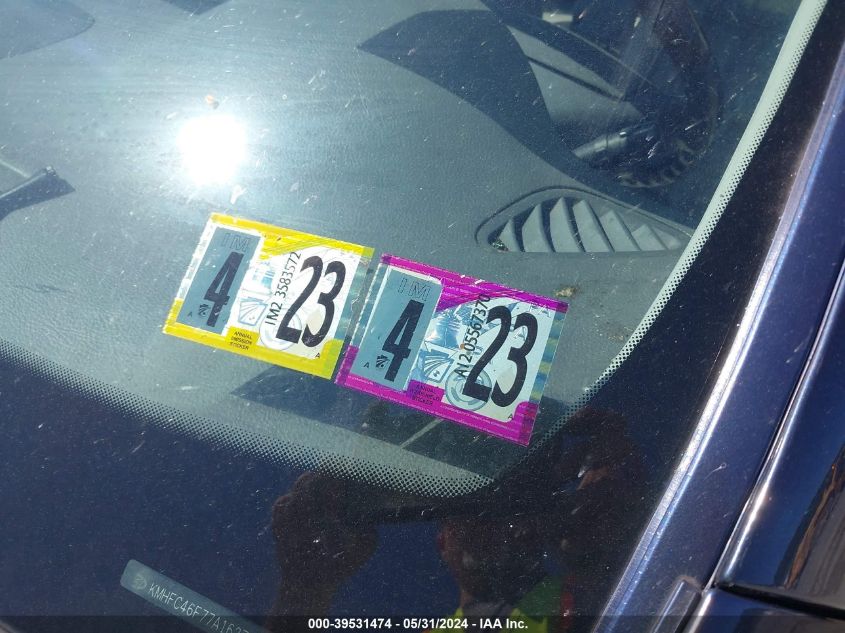 2007 Hyundai Azera Limited/Se VIN: KMHFC46F77A162759 Lot: 39531474