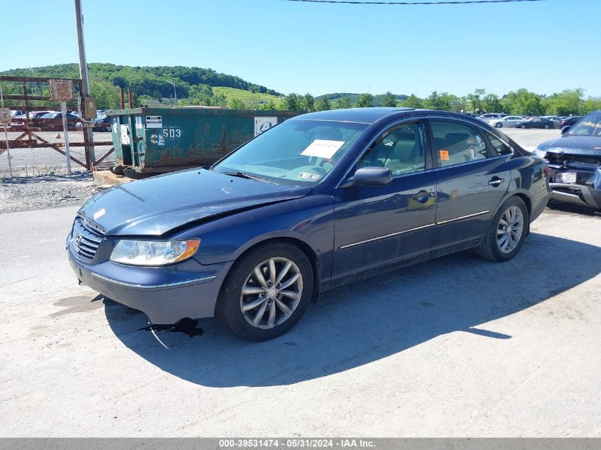 2007 Hyundai Azera Limited/Se VIN: KMHFC46F77A162759 Lot: 39531474