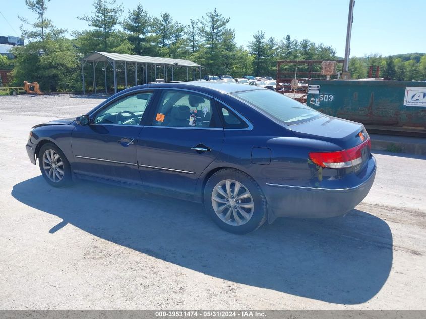 2007 Hyundai Azera Limited/Se VIN: KMHFC46F77A162759 Lot: 39531474