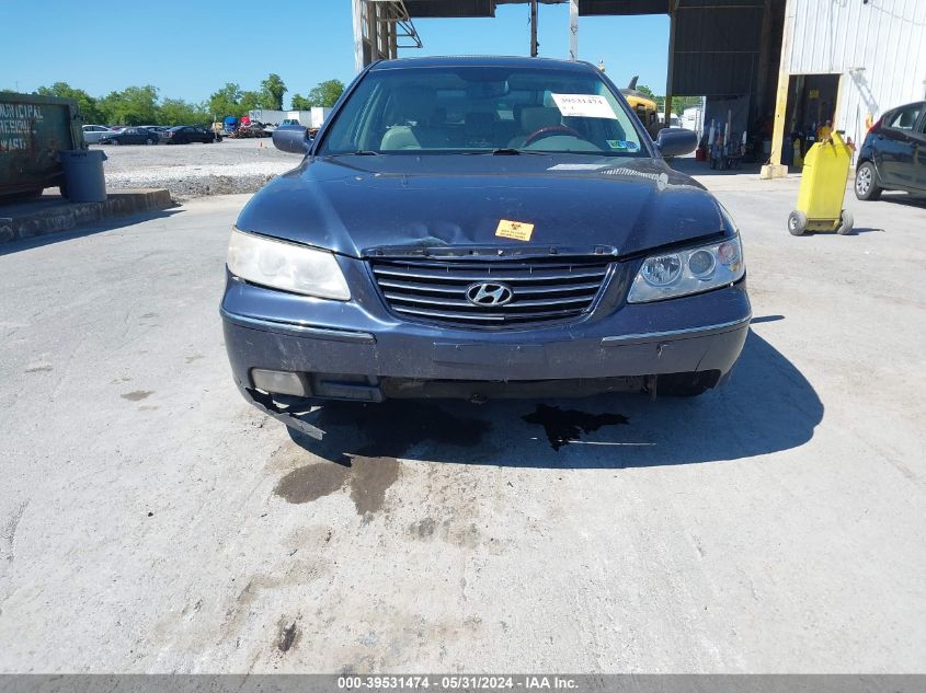 2007 Hyundai Azera Limited/Se VIN: KMHFC46F77A162759 Lot: 39531474