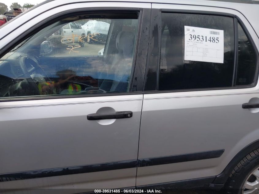 2005 Honda Cr-V Ex VIN: SHSRD78825U322655 Lot: 39531485