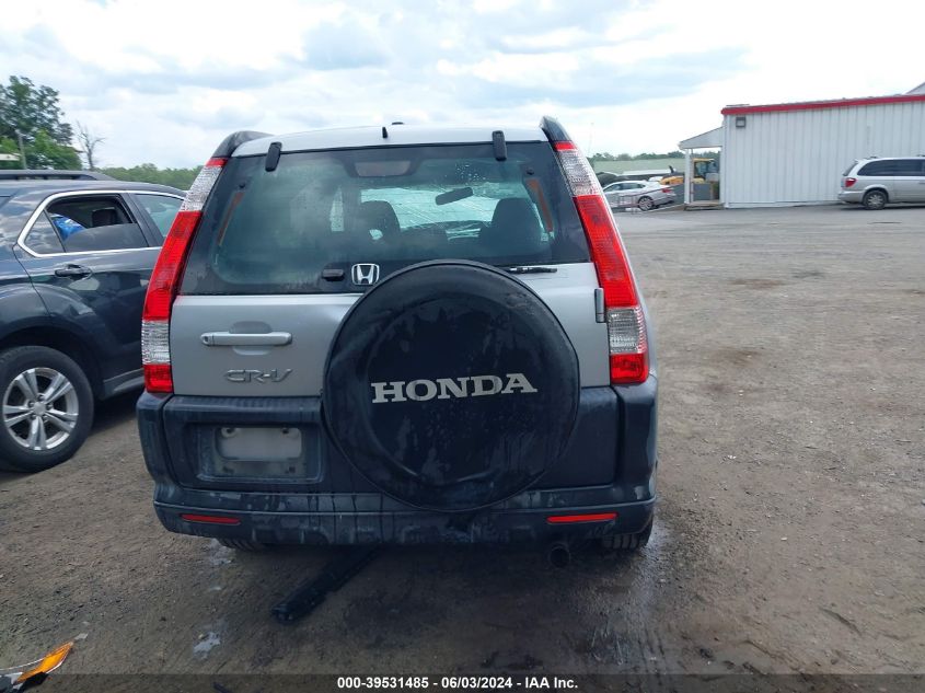 2005 Honda Cr-V Ex VIN: SHSRD78825U322655 Lot: 39531485