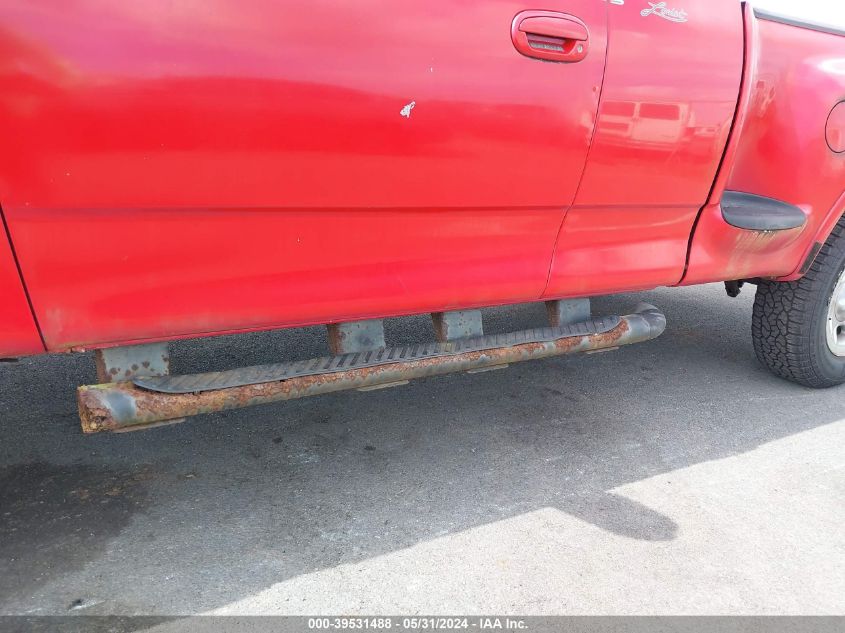 2001 Ford F-150 Lariat/Xl/Xlt VIN: 1FTRX08L31KE51995 Lot: 39531488