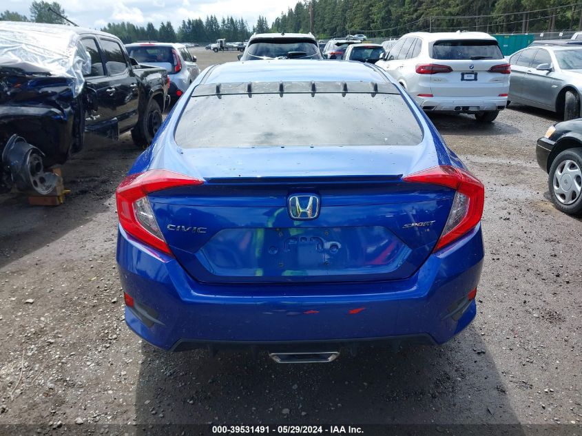 2019 Honda Civic Sport VIN: 2HGFC2F86KH520505 Lot: 39531491