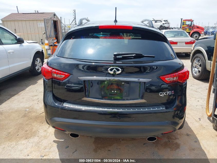 2016 Infiniti Qx70 VIN: JN8CS1MU1GM670741 Lot: 39531504