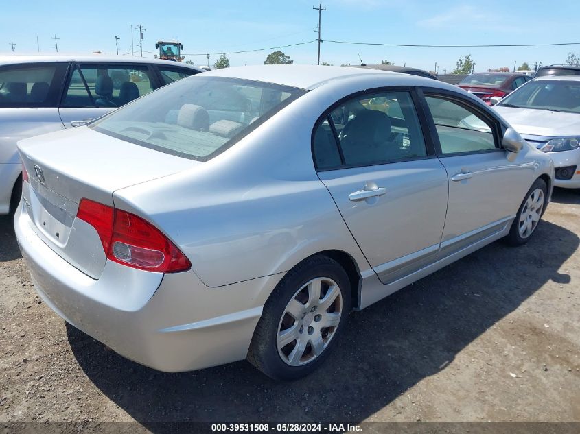 2008 Honda Civic Lx VIN: 1HGFA16588L007922 Lot: 39531508