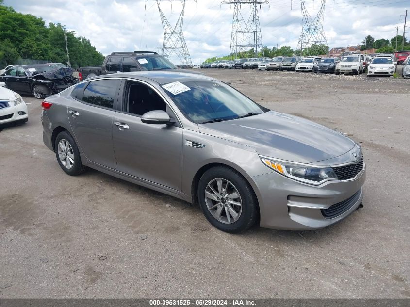 2018 Kia Optima Lx VIN: 5XXGT4L34JG235732 Lot: 39531525