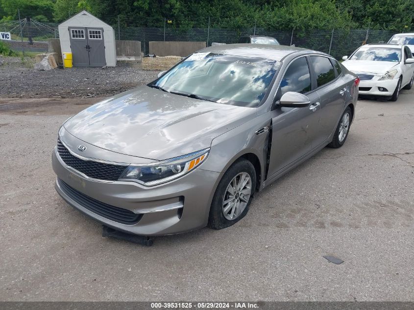 2018 Kia Optima Lx VIN: 5XXGT4L34JG235732 Lot: 39531525