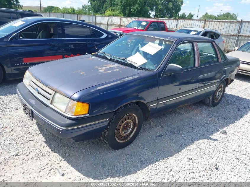 1989 Ford Tempo Gl VIN: 1FAPP36X2KK250899 Lot: 39531532