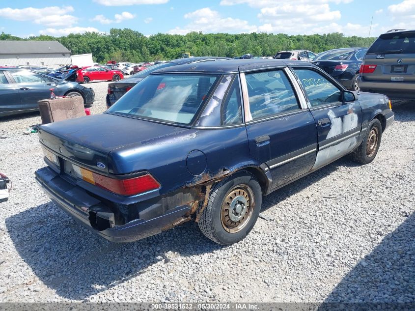 1989 Ford Tempo Gl VIN: 1FAPP36X2KK250899 Lot: 39531532