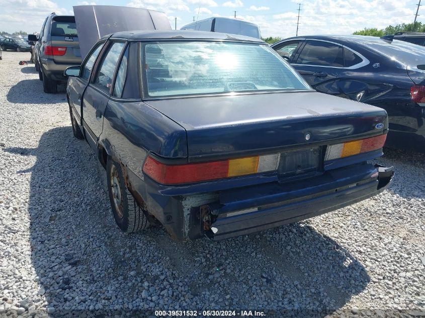 1989 Ford Tempo Gl VIN: 1FAPP36X2KK250899 Lot: 39531532