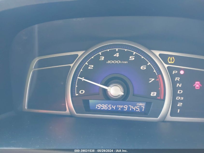 2009 Honda Civic Lx-S VIN: 2HGFA16609H316419 Lot: 39531538