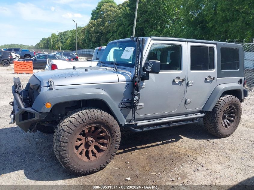 2015 Jeep Wrangler Unlimited Sport VIN: 1C4BJWDG7FL765150 Lot: 39531571