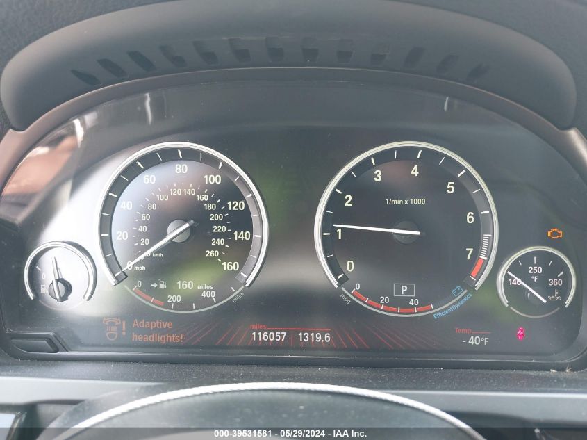 2012 BMW 740Li VIN: WBAKB4C57CC575522 Lot: 39531581