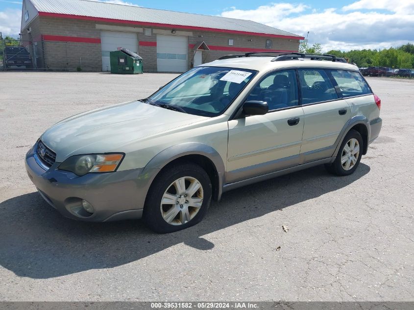 2005 Subaru Outback 2.5I VIN: 4S4BP61C857358750 Lot: 39531582