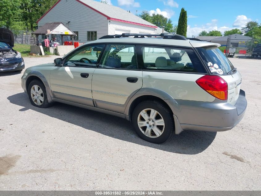 2005 Subaru Outback 2.5I VIN: 4S4BP61C857358750 Lot: 39531582