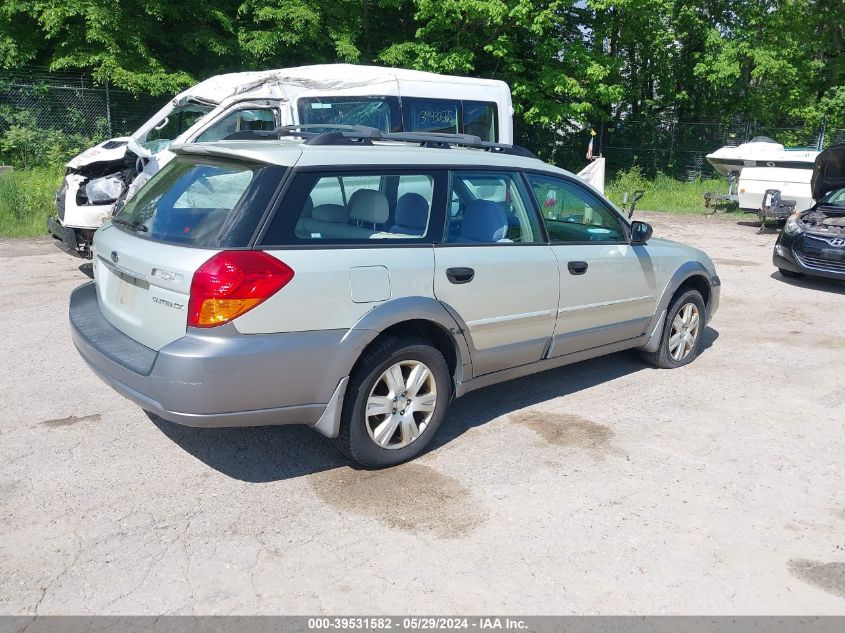 2005 Subaru Outback 2.5I VIN: 4S4BP61C857358750 Lot: 39531582