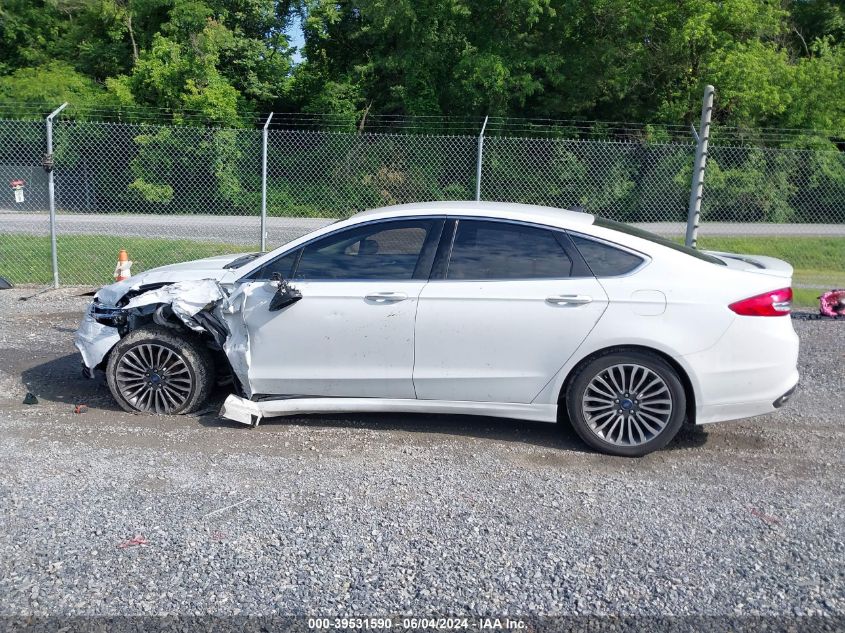 2018 Ford Fusion Titanium VIN: 3FA6P0D90JR219160 Lot: 39531590