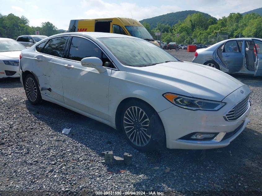 2018 Ford Fusion Titanium VIN: 3FA6P0D90JR219160 Lot: 39531590