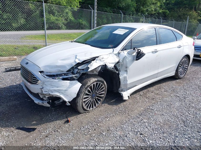 2018 Ford Fusion Titanium VIN: 3FA6P0D90JR219160 Lot: 39531590