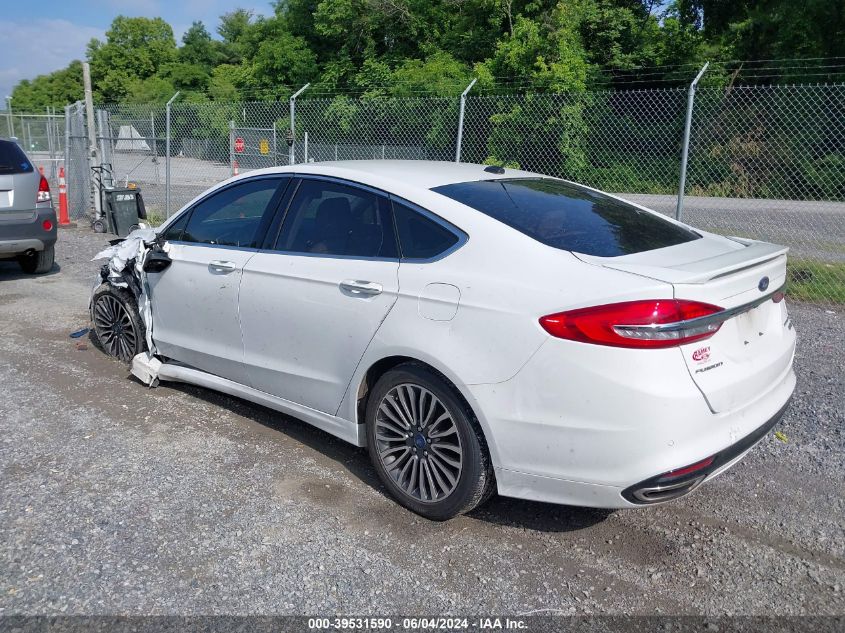 2018 Ford Fusion Titanium VIN: 3FA6P0D90JR219160 Lot: 39531590