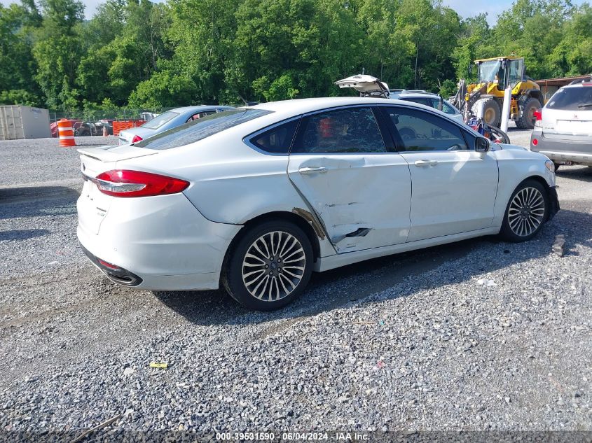 2018 Ford Fusion Titanium VIN: 3FA6P0D90JR219160 Lot: 39531590