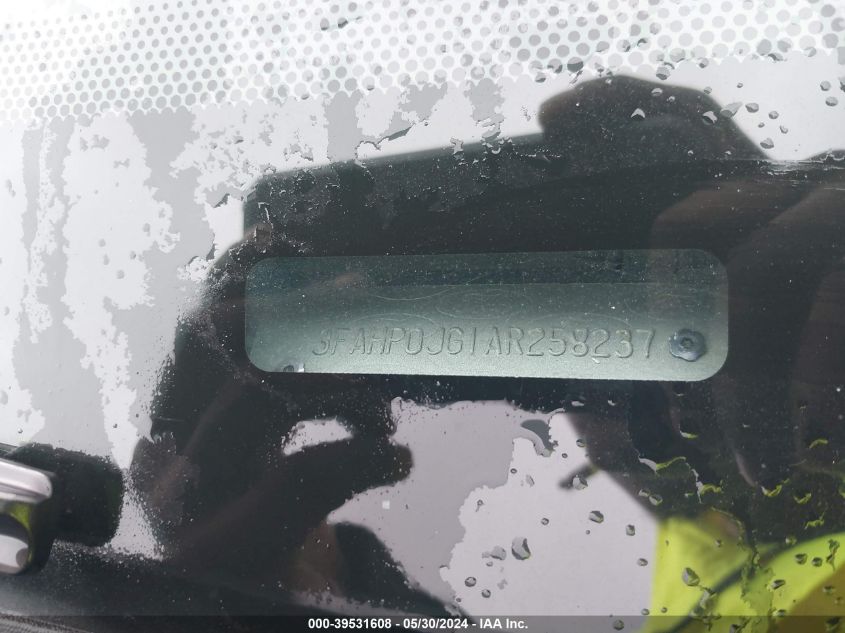 2010 Ford Fusion Sel VIN: 3FAHP0JG1AR258237 Lot: 39531608