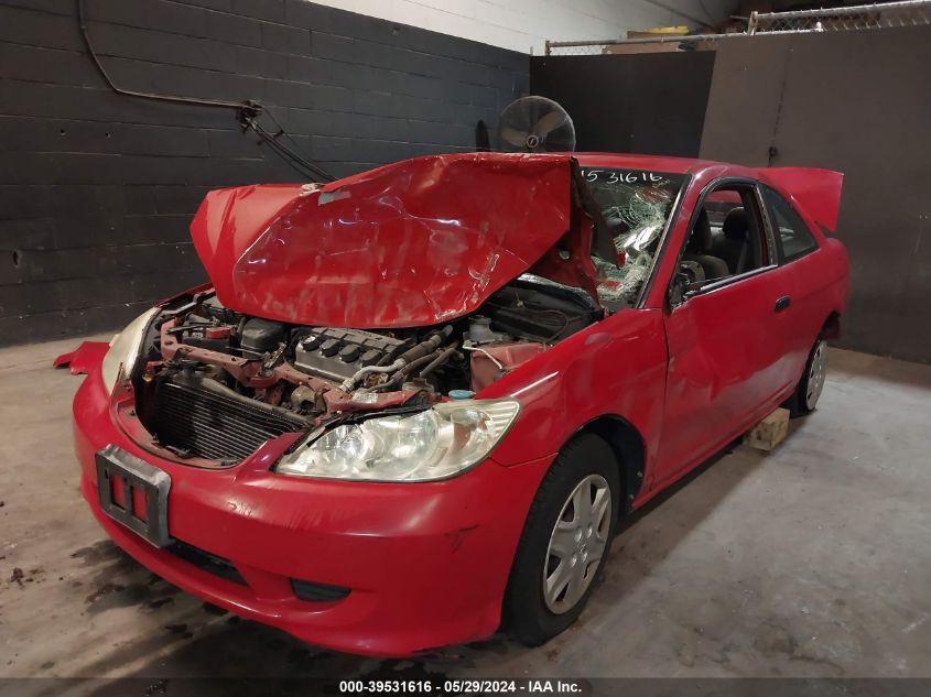 1HGEM22195L018466 | 2005 HONDA CIVIC