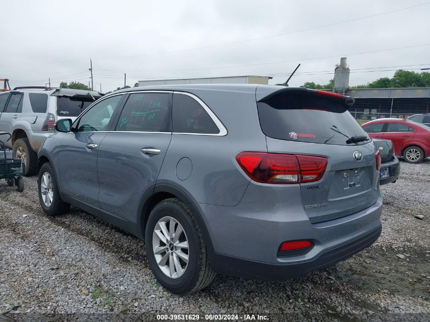 2019 Kia Sorento 2.4L L VIN: 5XYPG4A35KG595922 Lot: 39531629