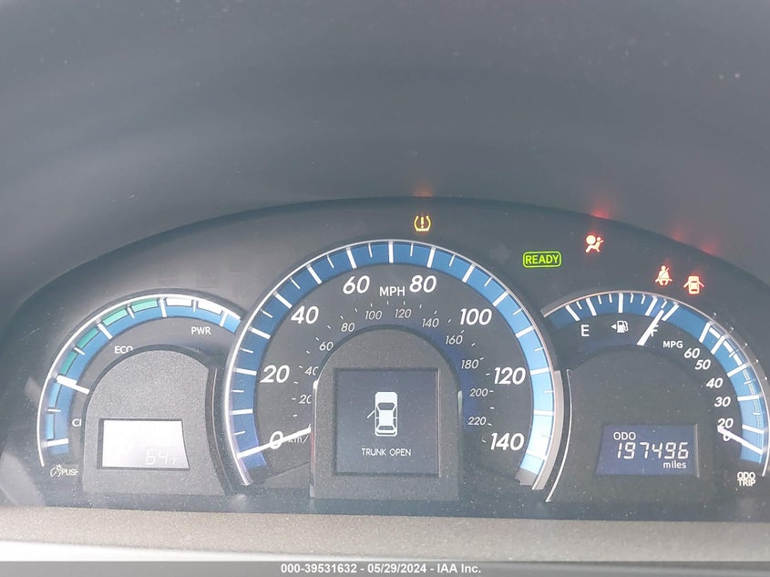 2012 Toyota Camry Hybrid Le VIN: 4T1BD1FK0CU013500 Lot: 39531632