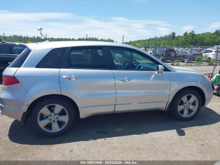 2007 Acura Rdx VIN: 5J8TB18557A014897 Lot: 39531646