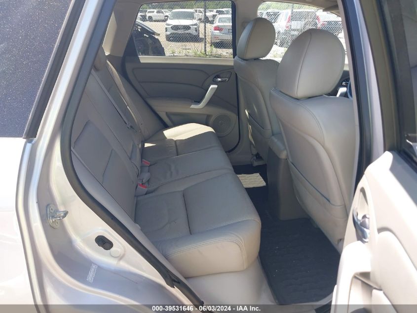 2007 Acura Rdx VIN: 5J8TB18557A014897 Lot: 39531646